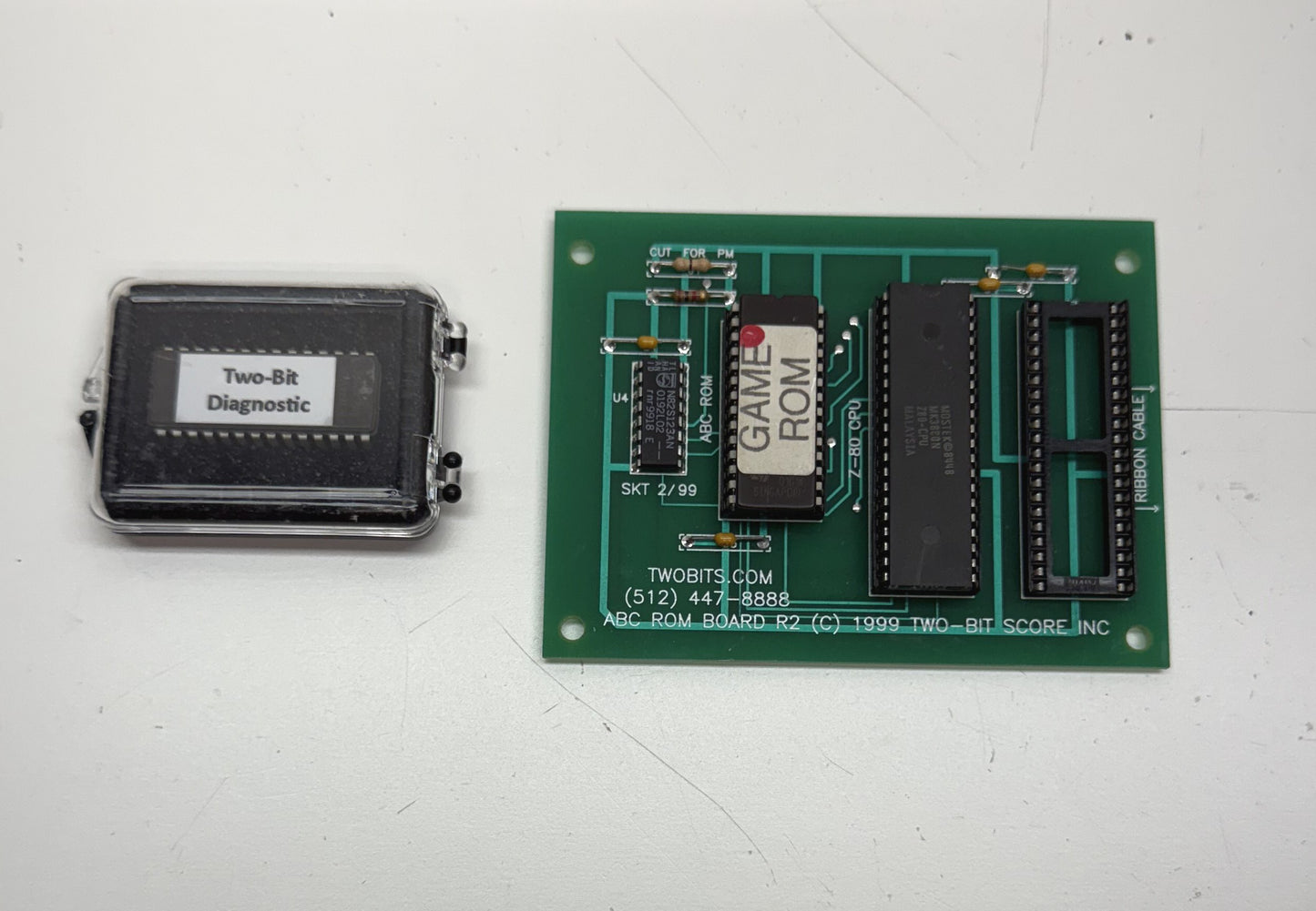 Ms. Pac-Man Two-Bit ABC Rom Board / Diagnostic Kit