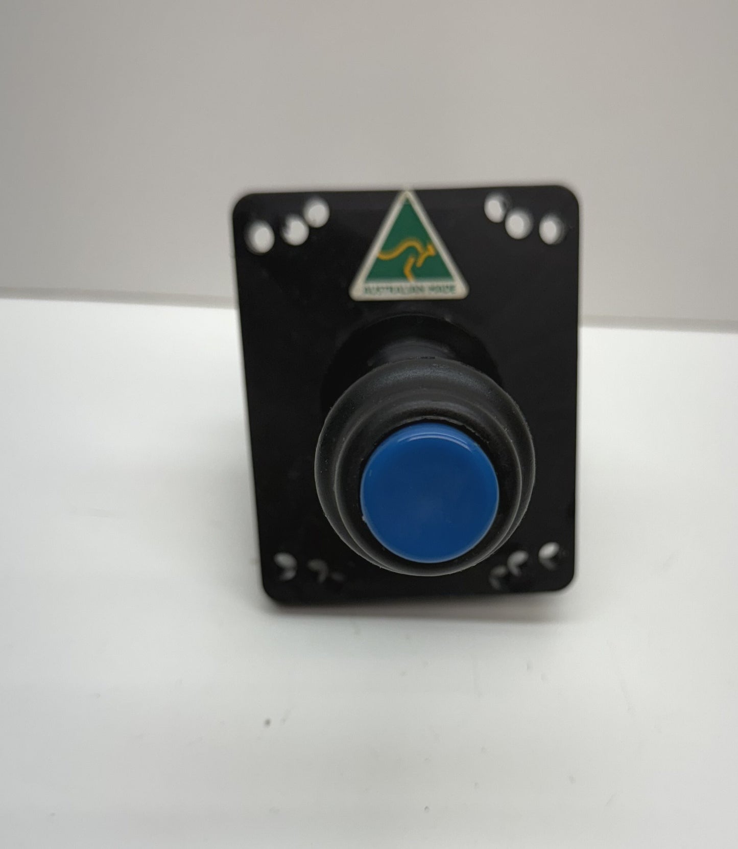 MCA 2/4/8-Way Black Microswitch Joystick, Blue Button, NOS