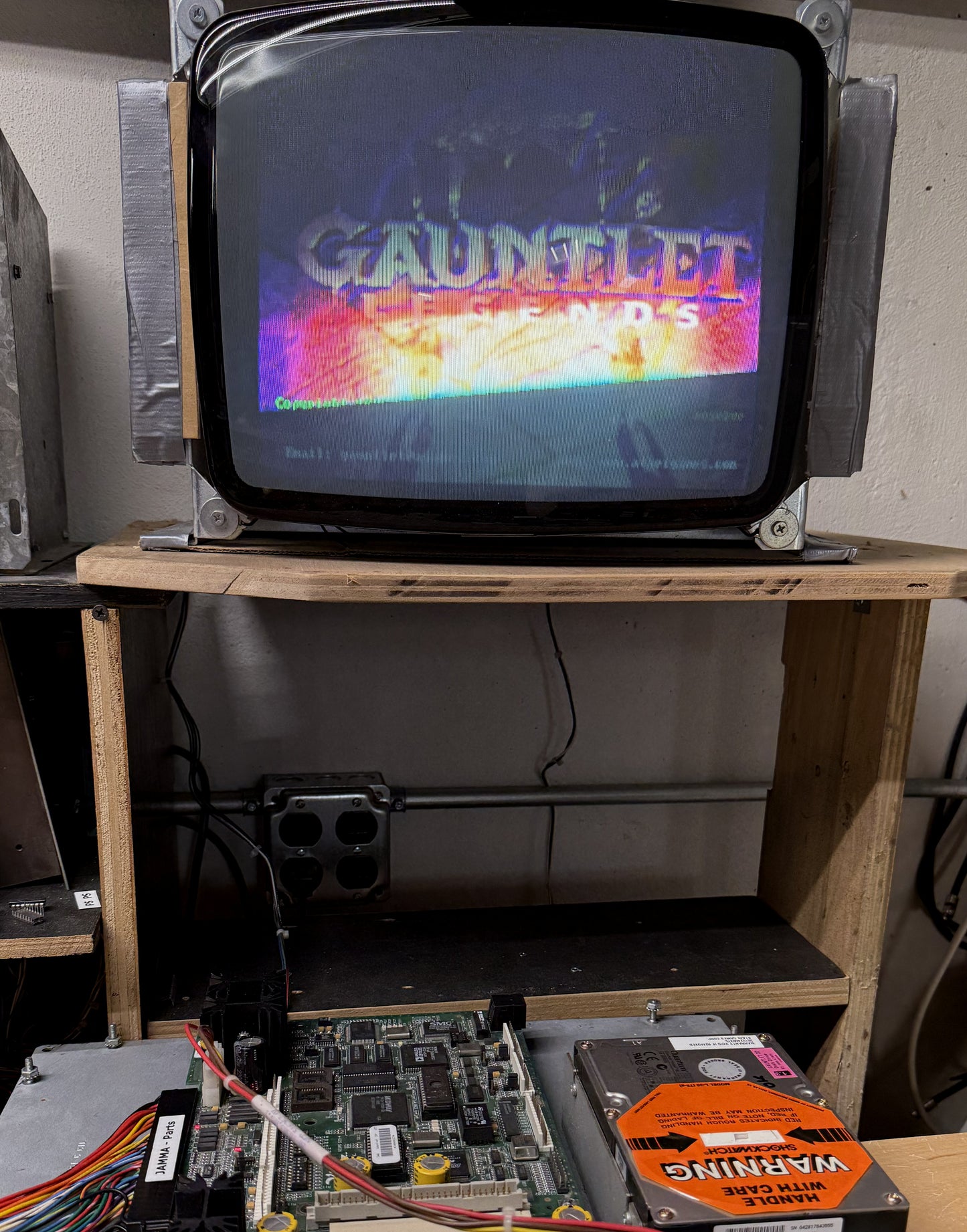 Gauntlet Legends Jamma Circuit Board, Working