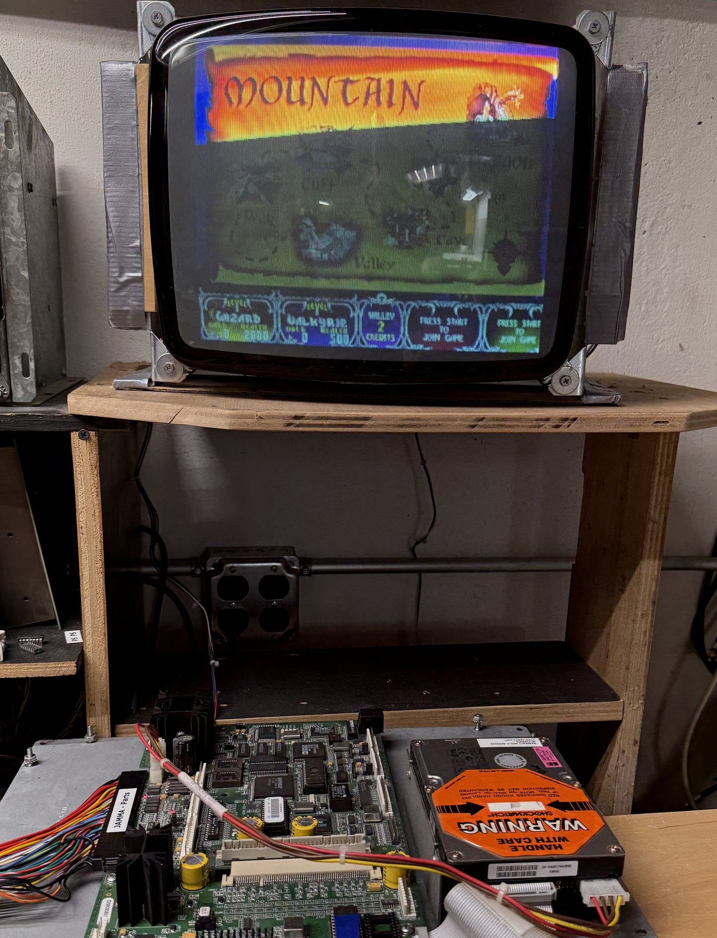 Gauntlet Legends Jamma Circuit Board, Working