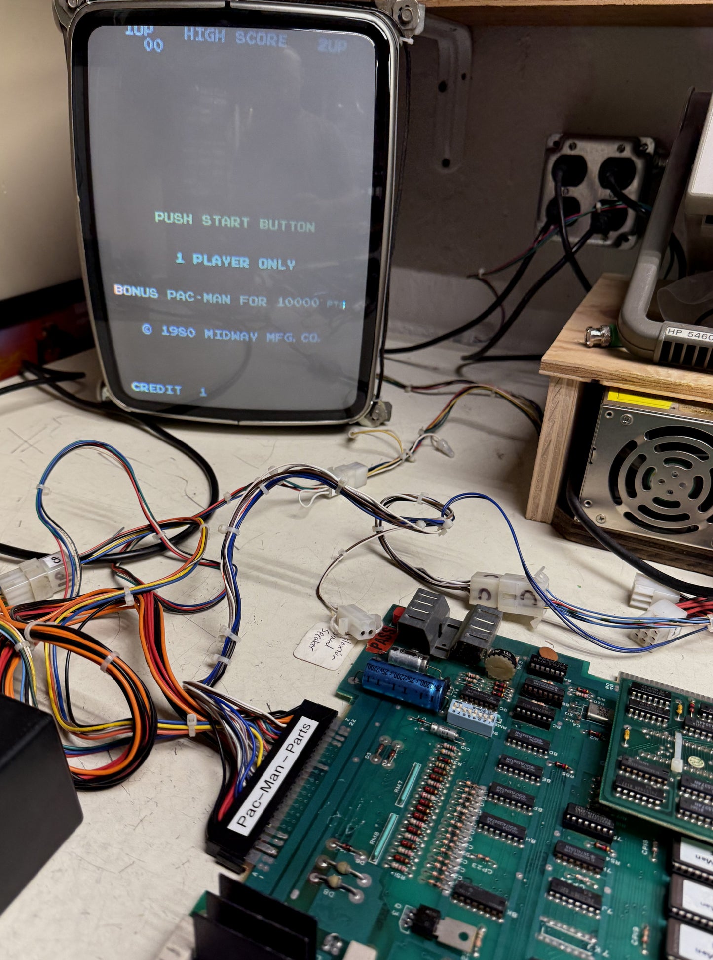 Pac-Man Circuit Board, Working