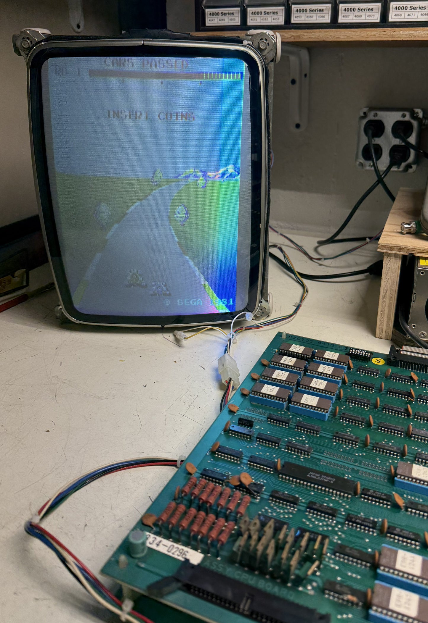 Turbo Circuit Board, Not Working, Video Issues, Close