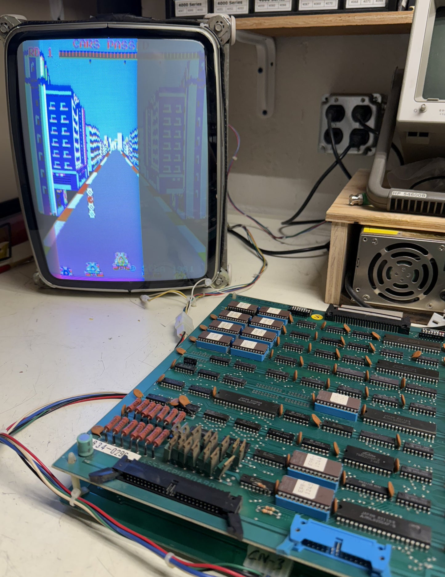 Turbo Circuit Board, Not Working, Video Issues, Close