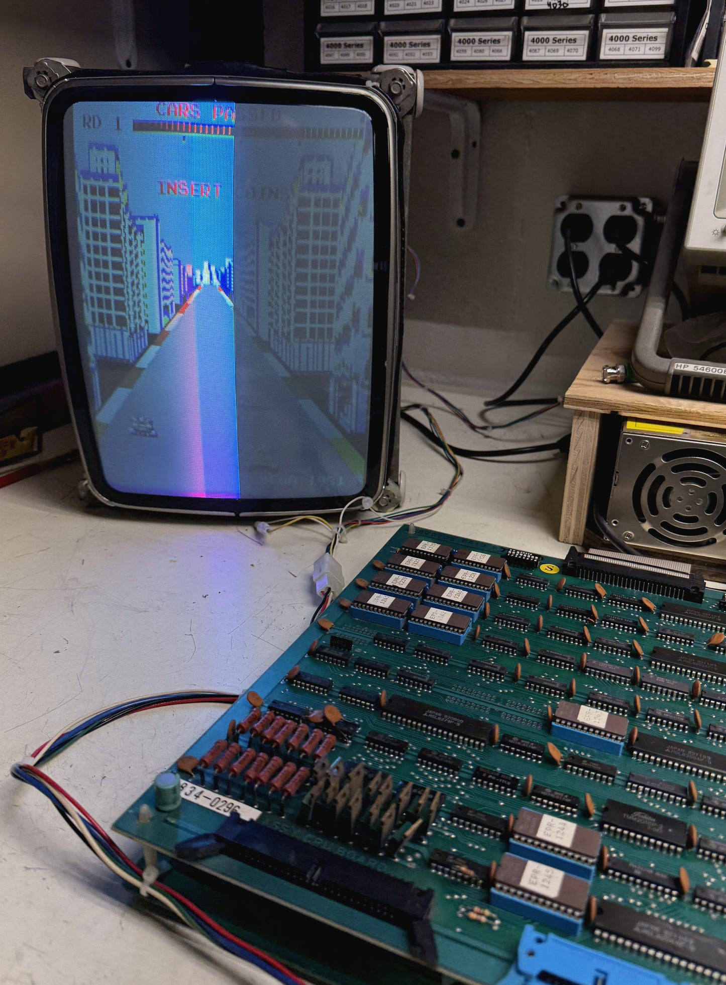 Turbo Circuit Board, Not Working, Video Issues, Close