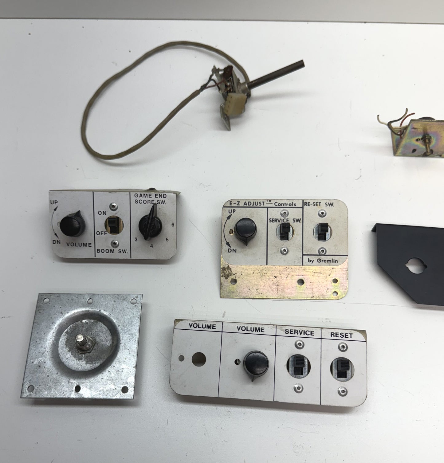 Test Switch Panels, Volume Pots Lot (Sega, Nintendo, Atari)