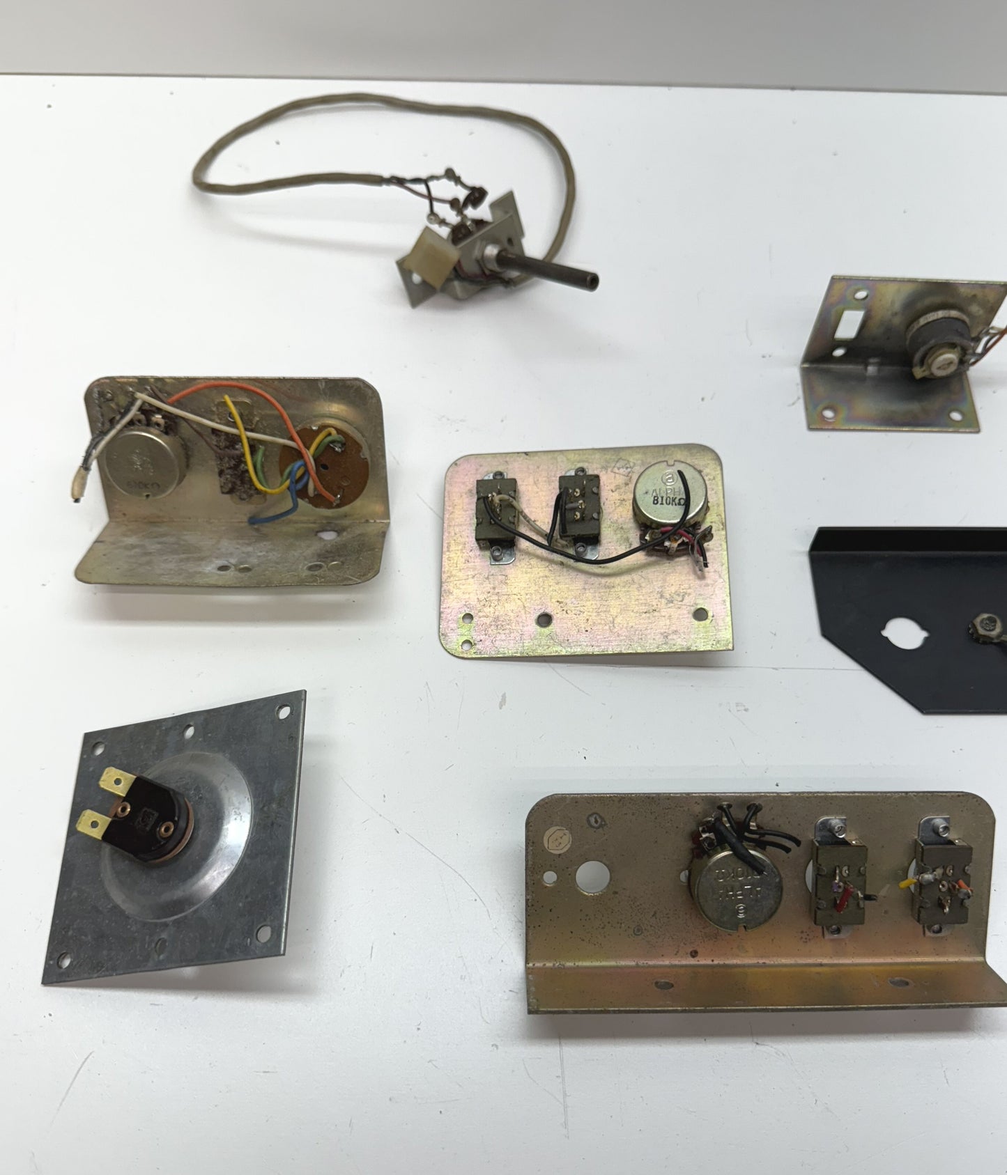Test Switch Panels, Volume Pots Lot (Sega, Nintendo, Atari)