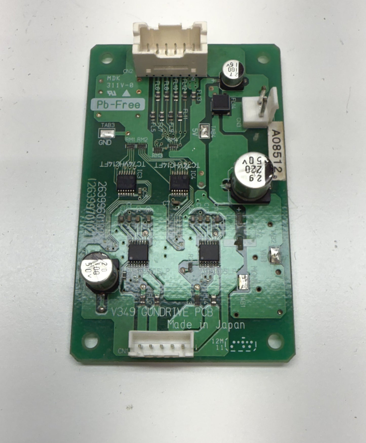 Namco V349 Gundrive PCB, Untested