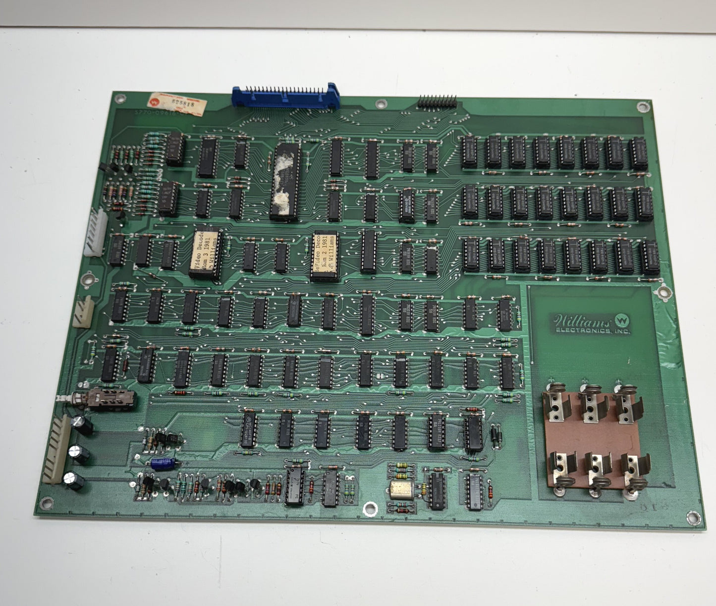 Defender CPU Board, Working, New Ram