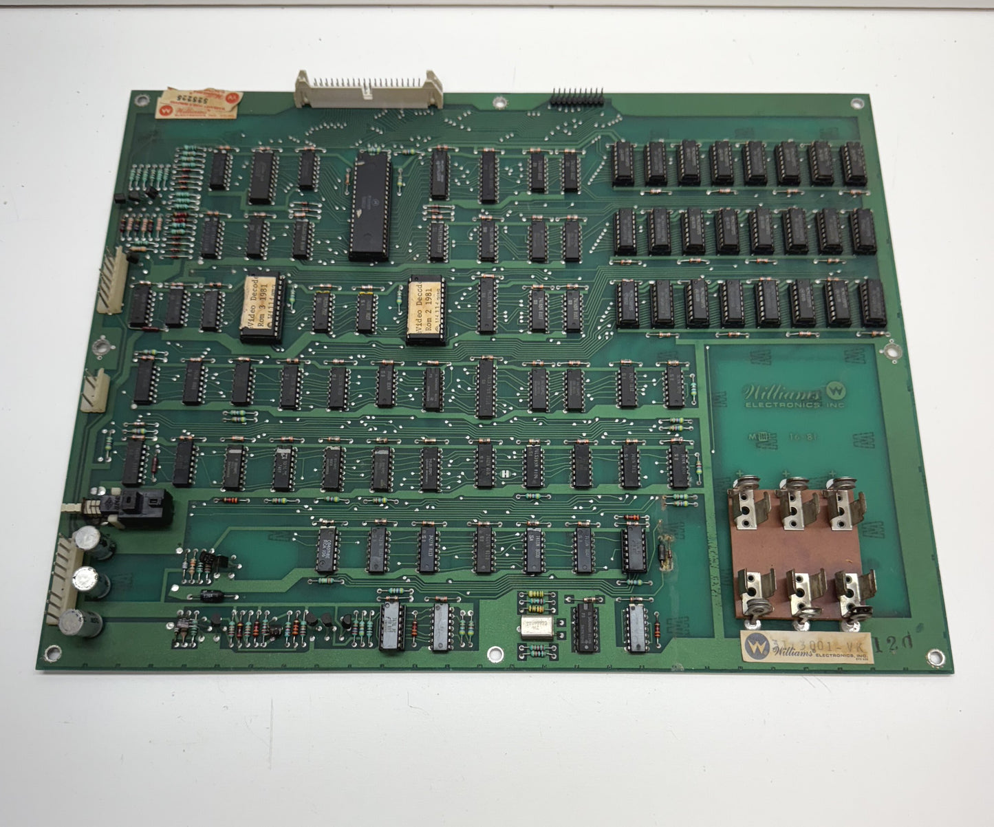 Defender CPU Board, Working