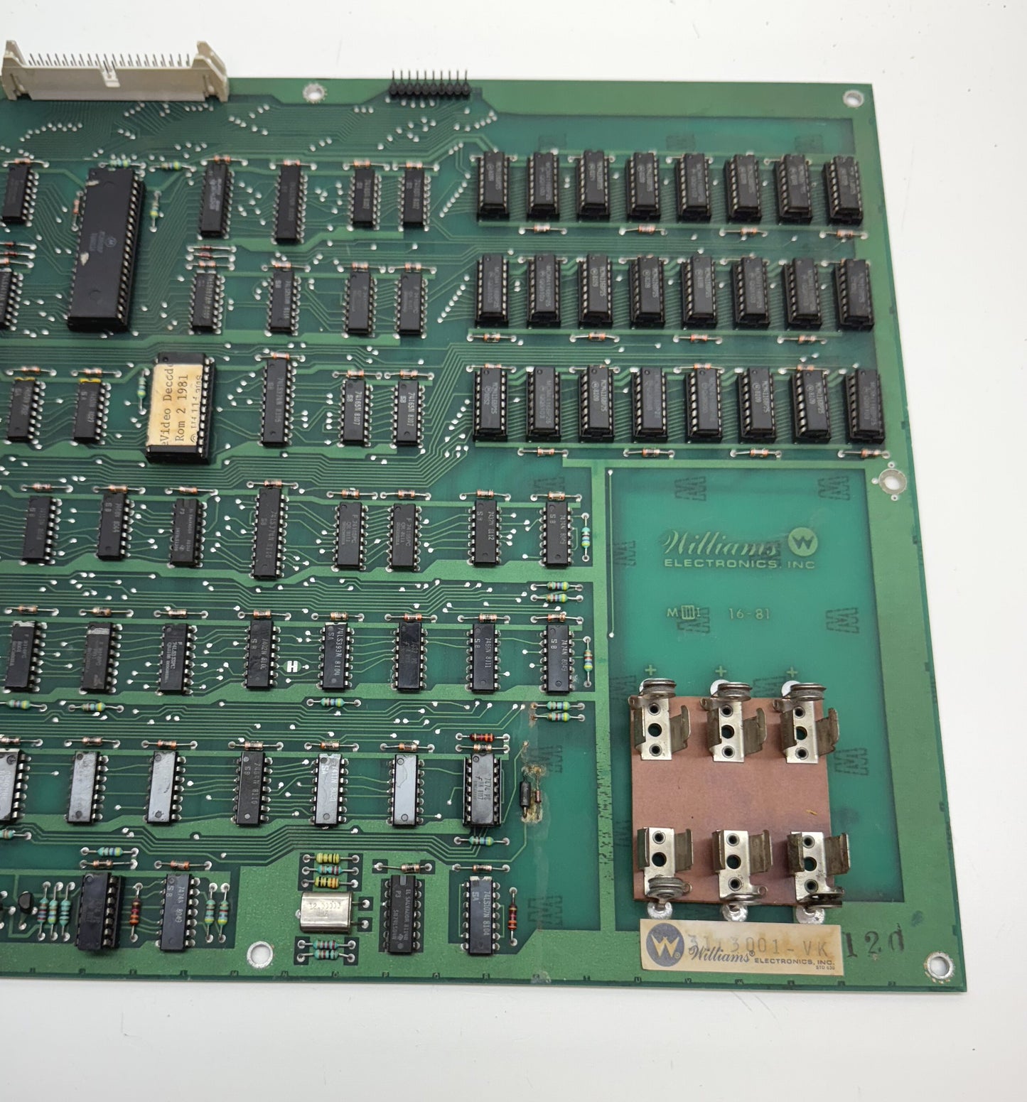 Defender CPU Board, Working