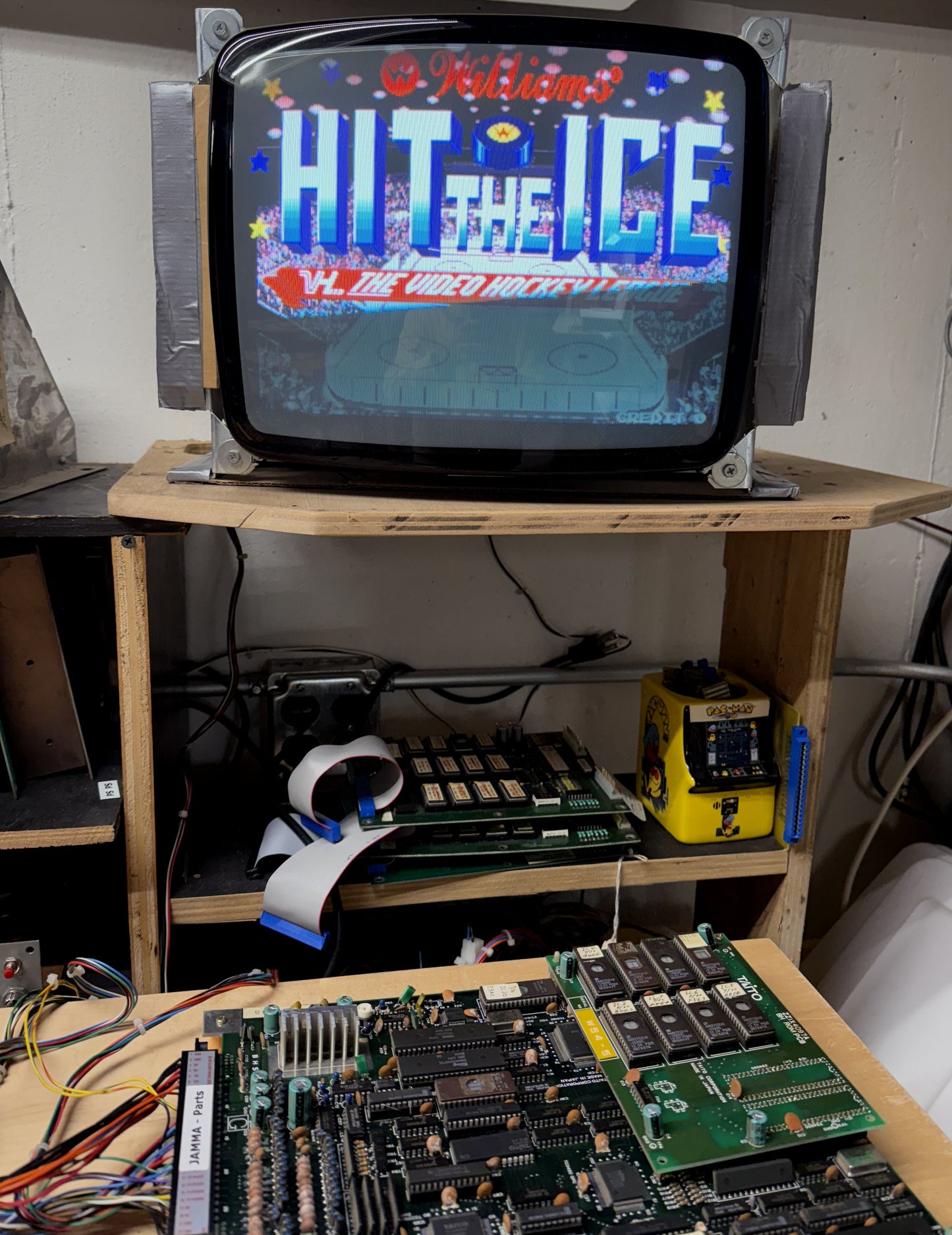 Hit the Ice Prototype Jamma Circuit Board, Works