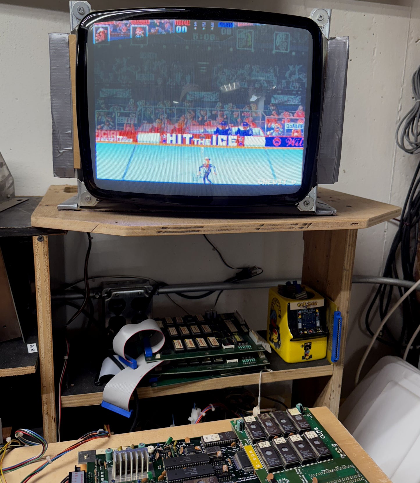 Hit the Ice Prototype Jamma Circuit Board, Works