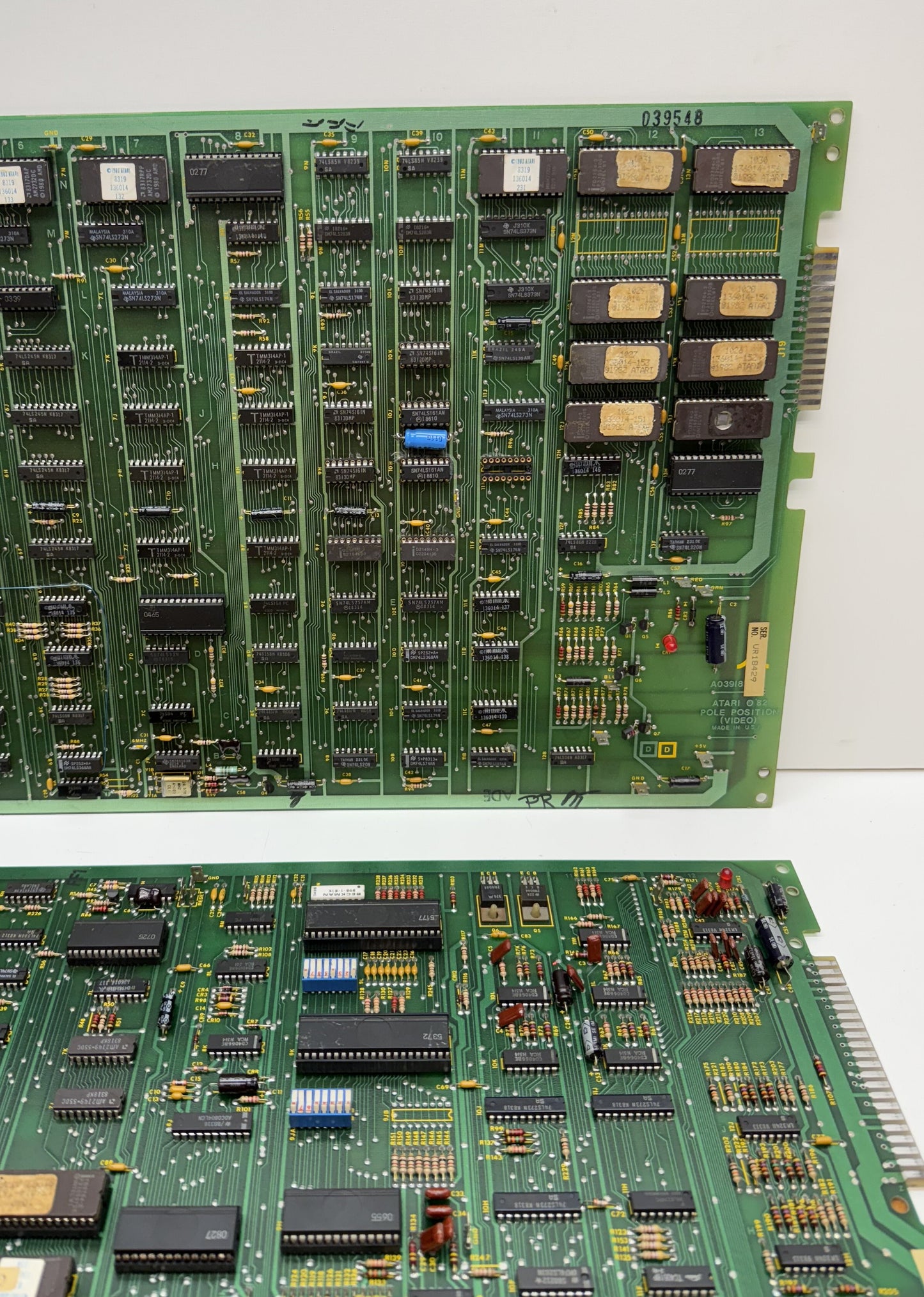 Pole Position Arcade Circuit Board, Clean, Untested
