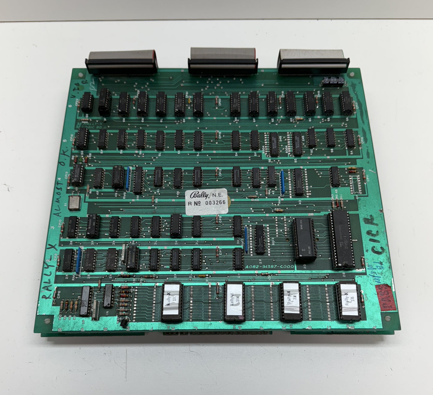 Rally-X Circuit Board, Works