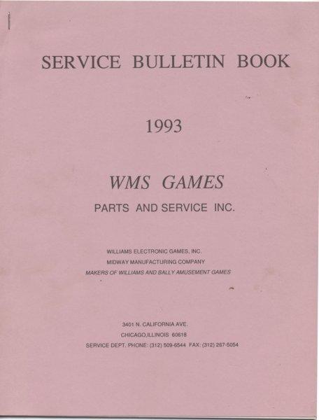 Williams Service Bulletin - 1993