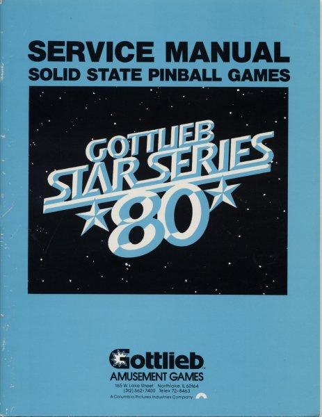 Gottlieb Star Series 80 Service