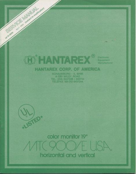 Hantarex MTC 900/E Monitor