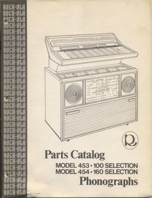 Rock-Ola 453 and 454 Parts Catalog