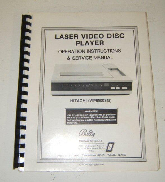 Hitachi VIP9500SG Laserdisc Player