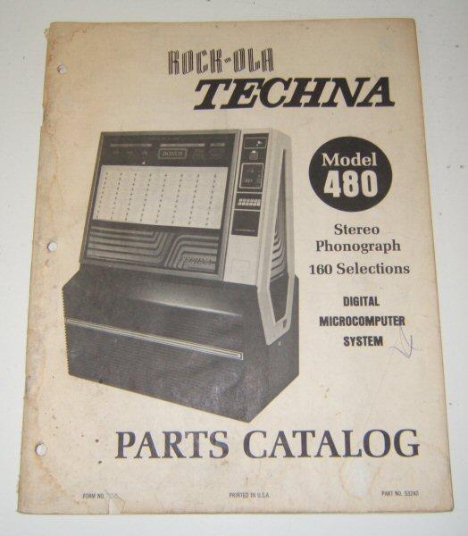 Rock-Ola Techna 480 Parts Catalog