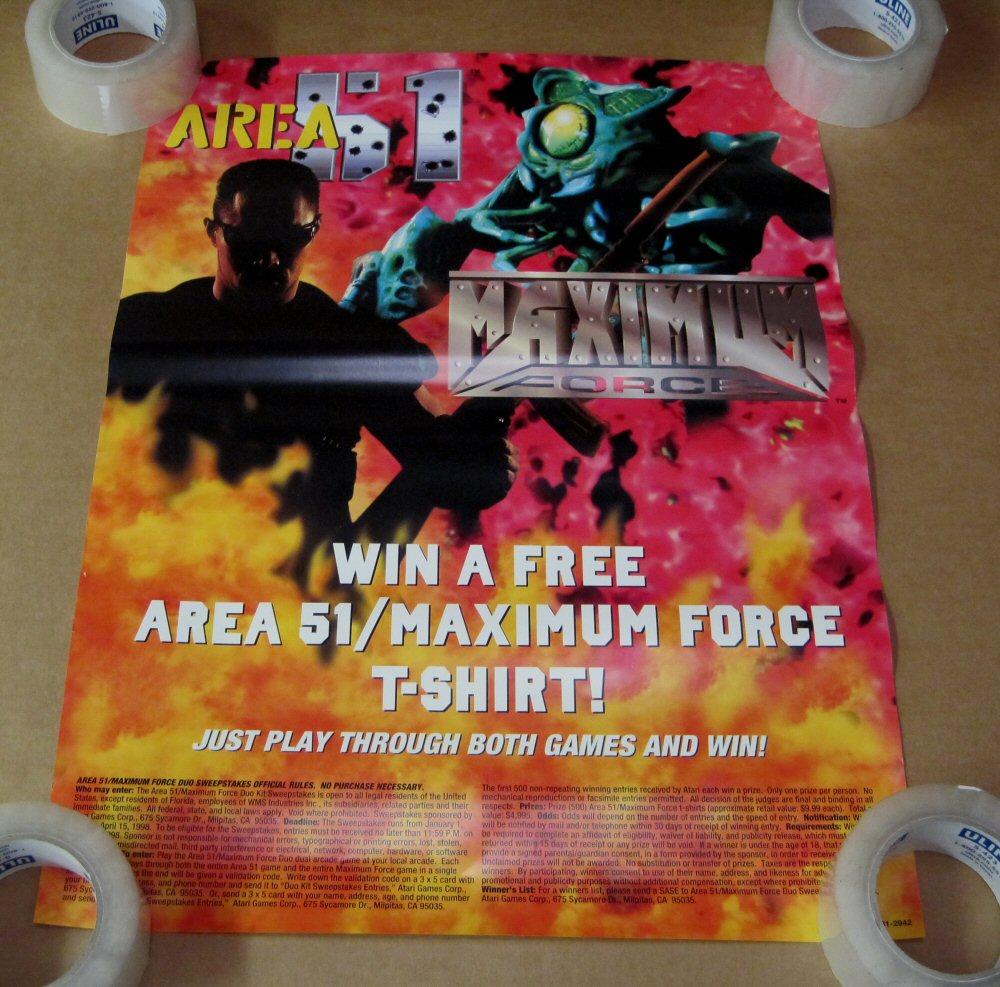 Area 51/Maximum Force Duo Poster