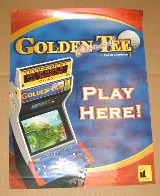 Golden Tee Fore Poster