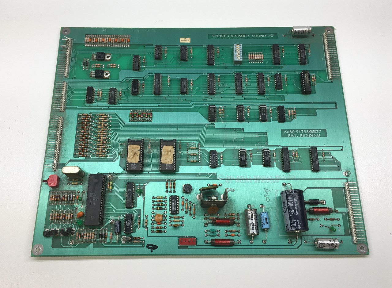 Strikes and Spares Sound I/O Board