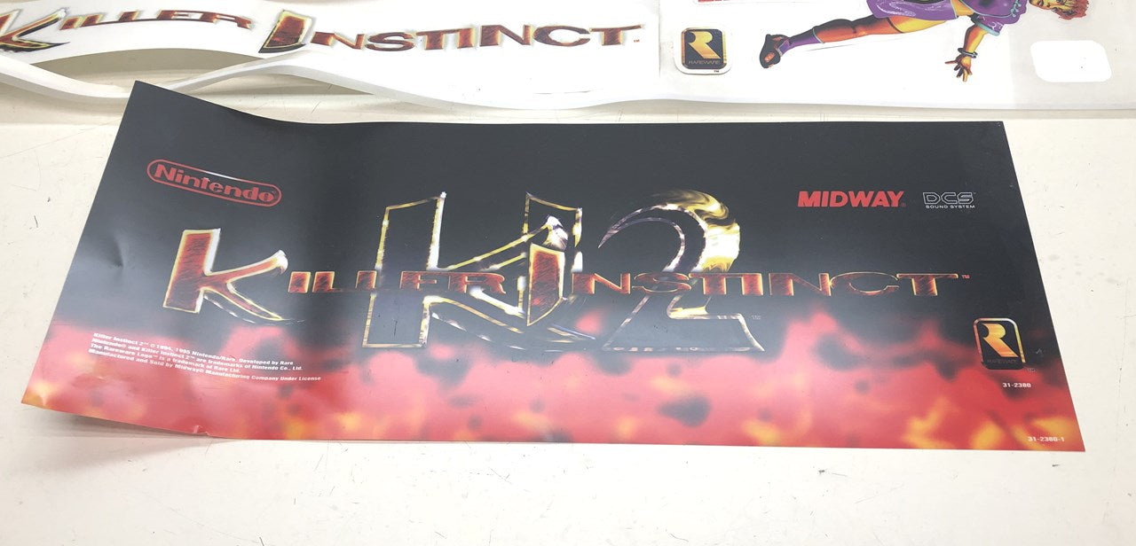 Killer Instinct 2 NOS CPO, Marquee, Art