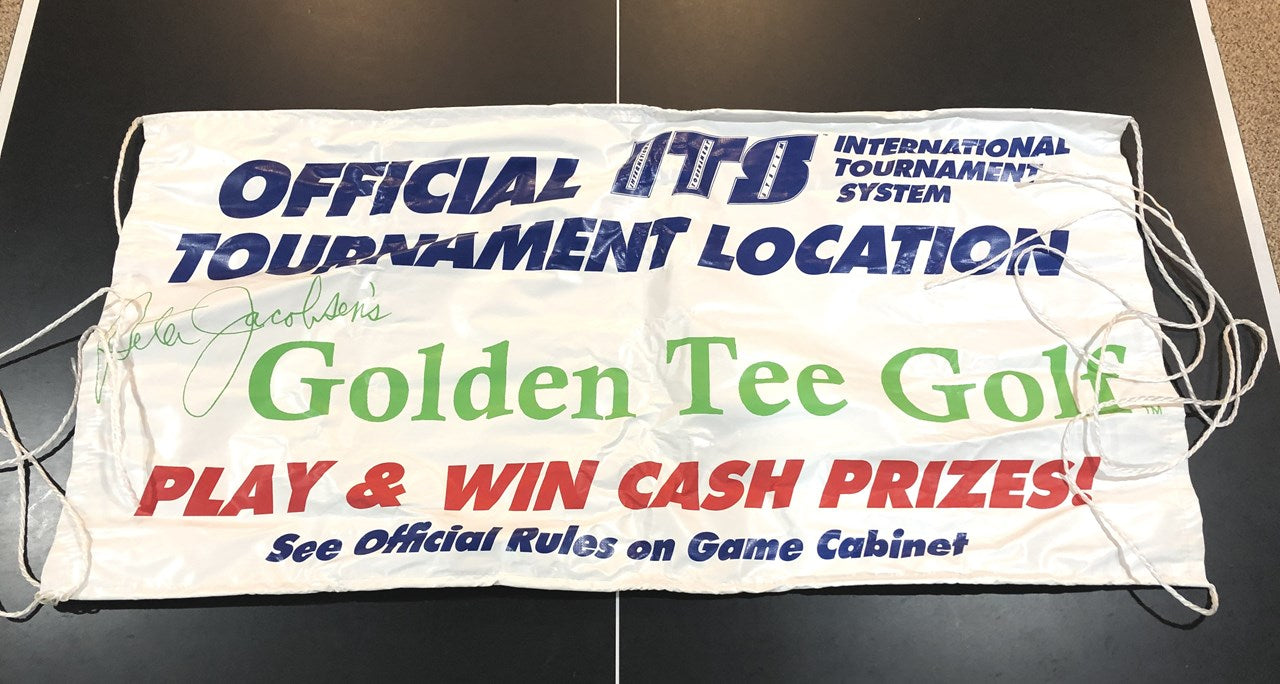 Golden Tee Fore Banner (NOS)