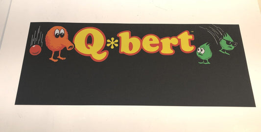 Q*bert Lower Panel Overlay