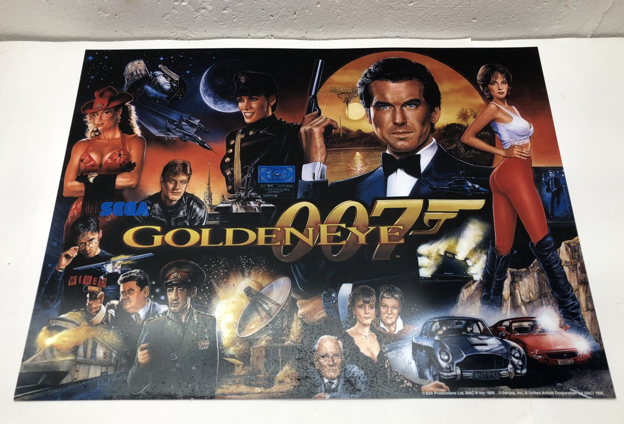 Goldeneye Pinball Translite (NOS)