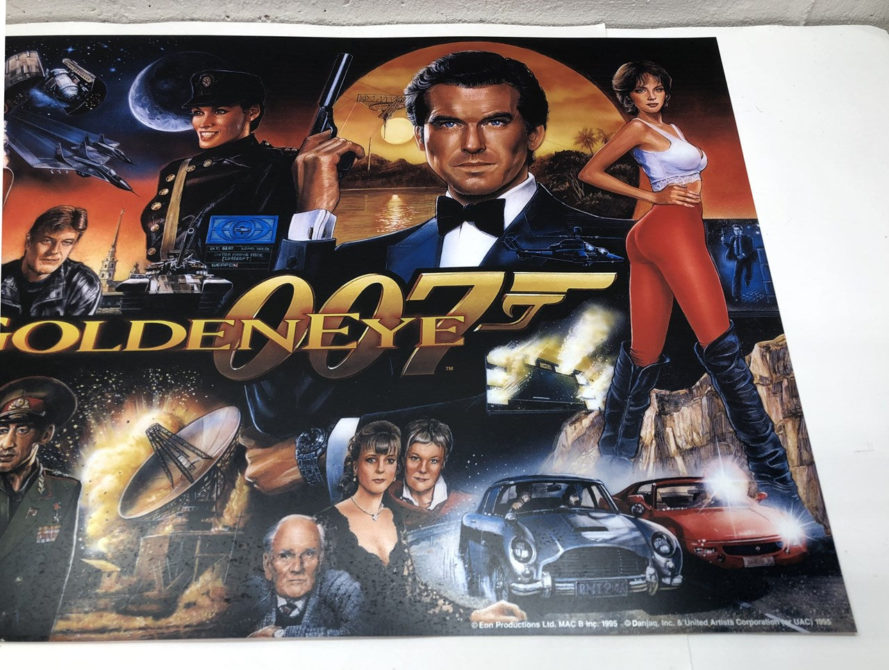 Goldeneye Pinball Translite (NOS)