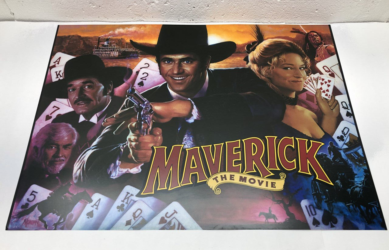 Maverick Pinball Translite (NOS)