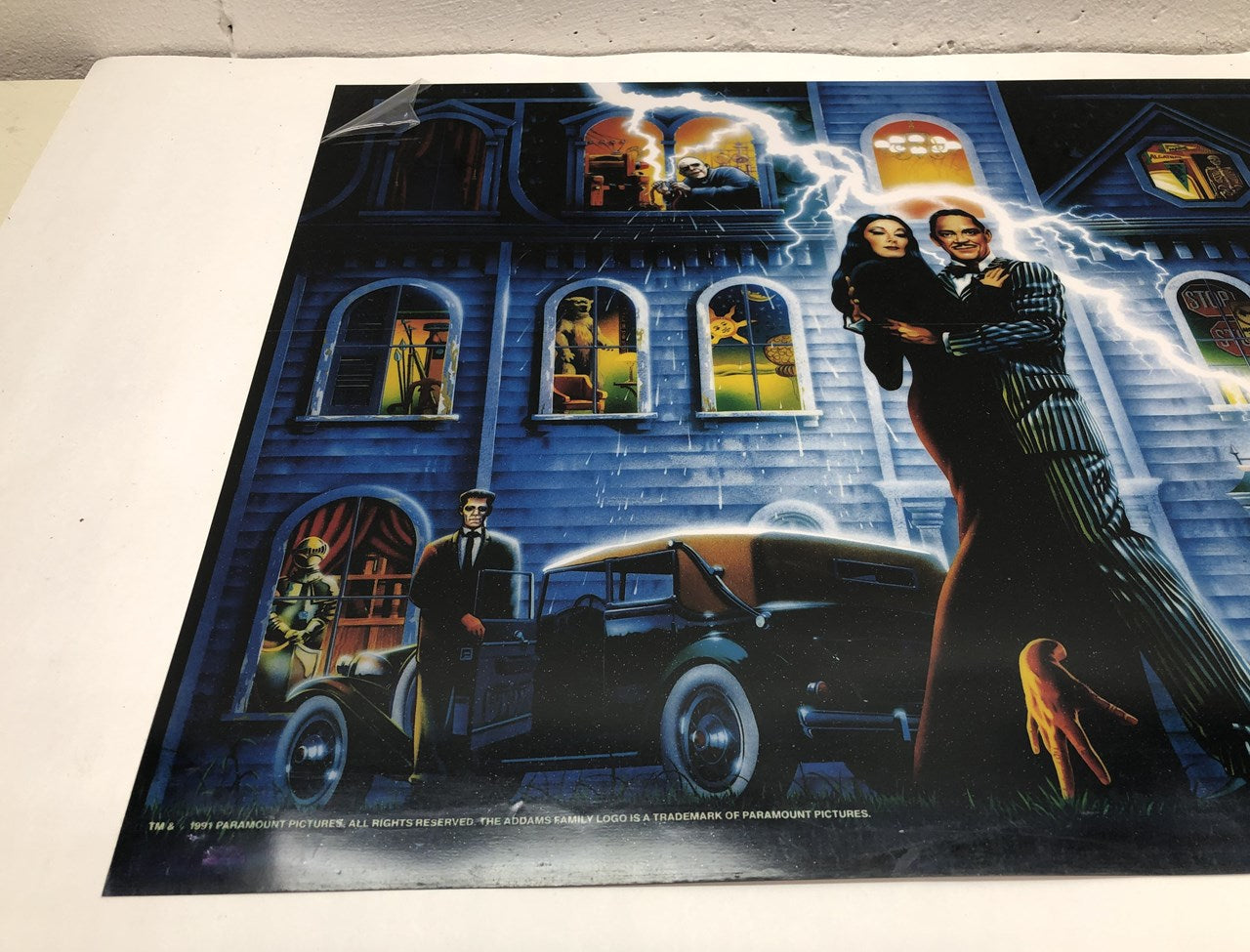 Addams Family Pinball Translite (NOS)