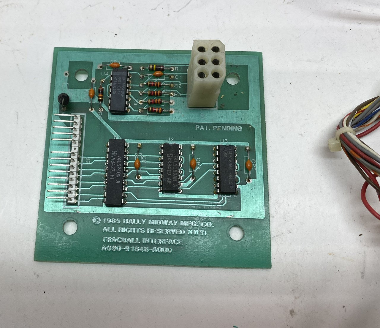 Bally Midway Tracball Interface Board (Shoot the Bull)