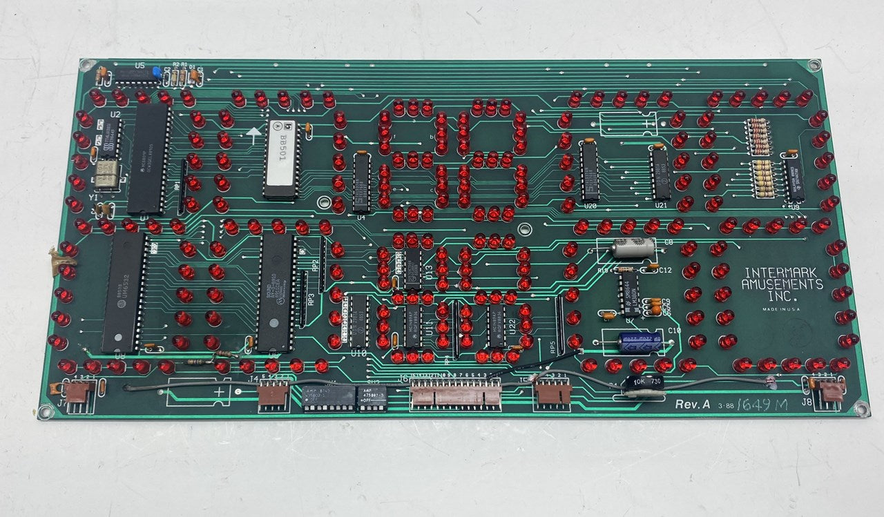 Intermark Amusements Basketball Display PCB