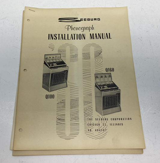 Seeburg Q100 and Q160 Installation Manual