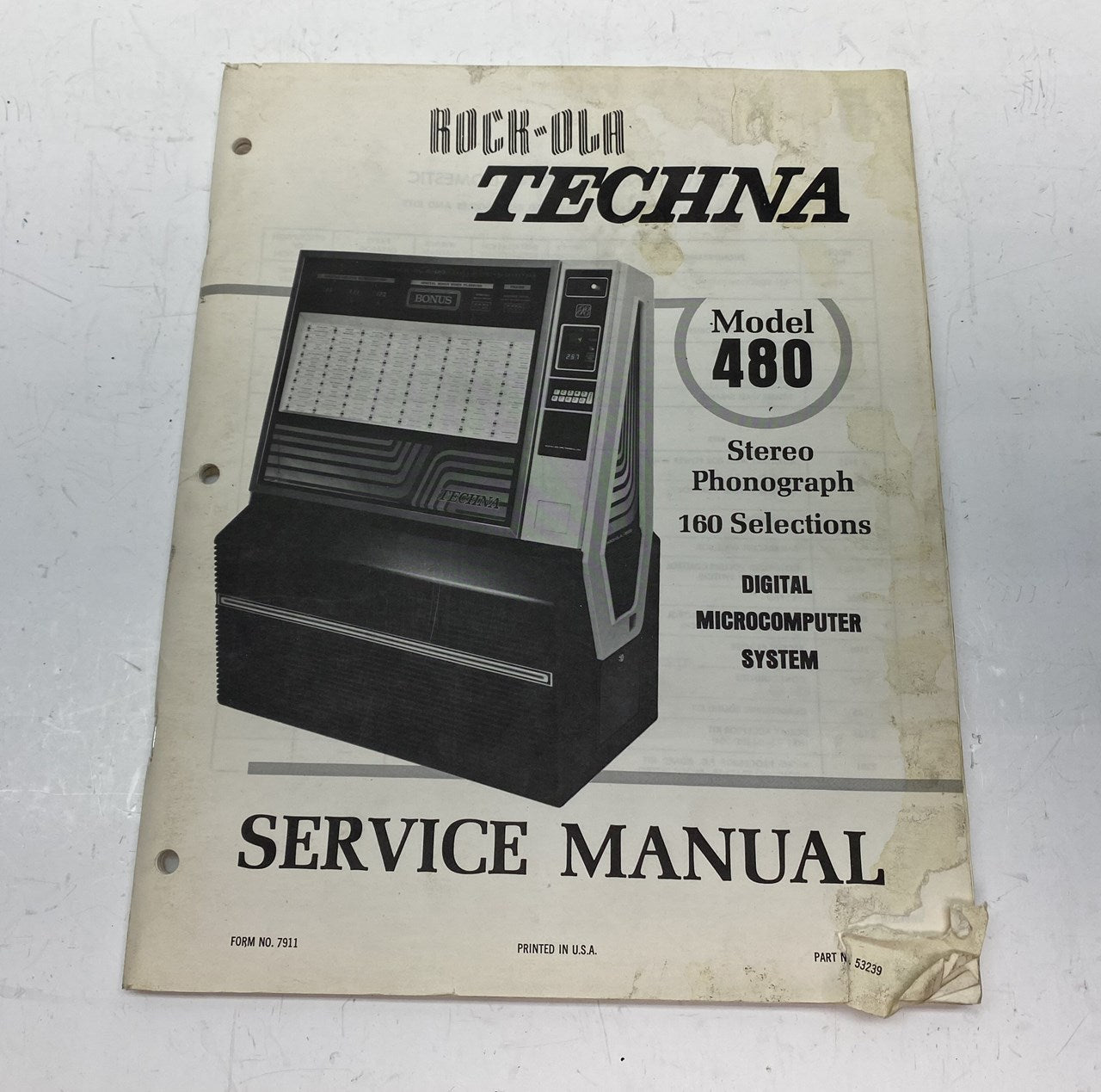 Rock-Ola Techna 480 Service Manual