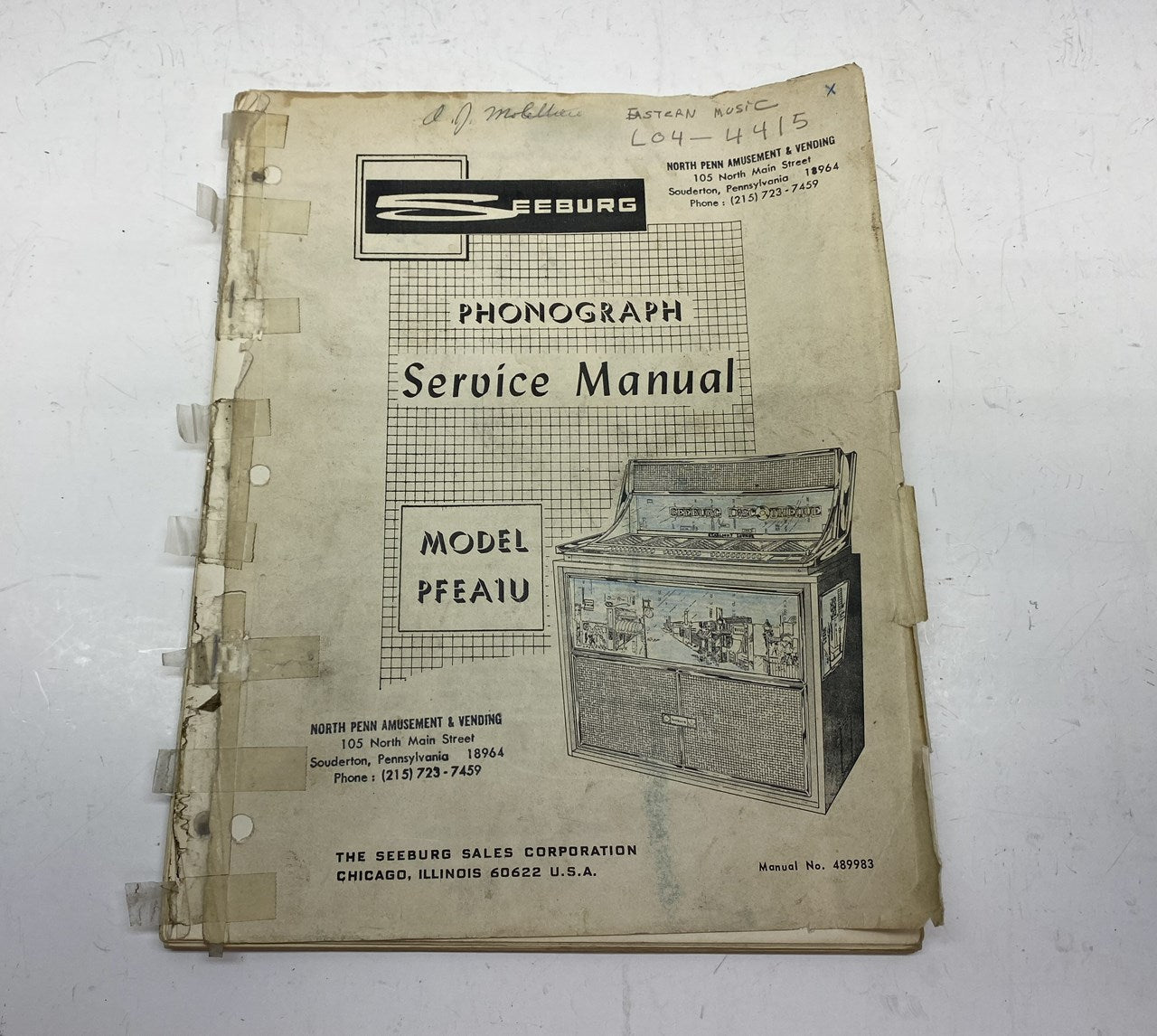 Seeburg PFEA1U Service Manual