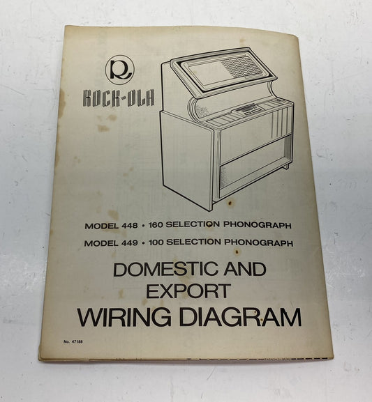 Rock-Ola 448 and 449 Wiring Diagram