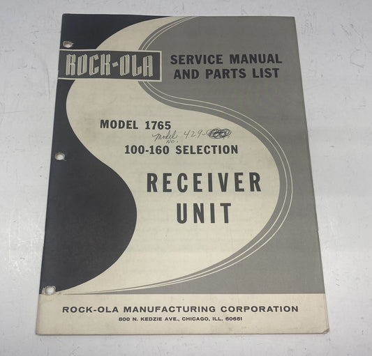 Rock-Ola 1765 Receiver Unit