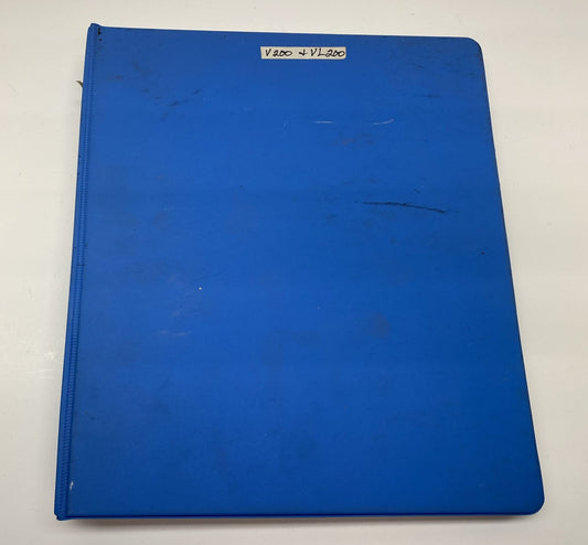 Seeburg V-200 VL-200 Service Manual Binder