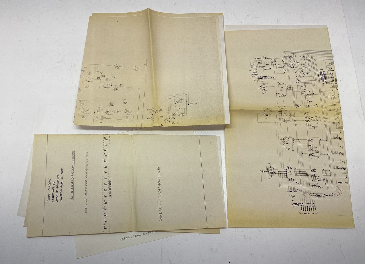 Space Invaders (Midway) Schematic Package