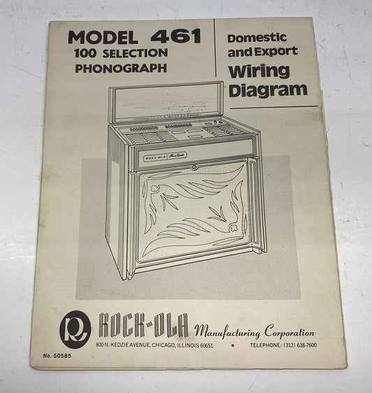 Rock-Ola 461 Wiring Diagram