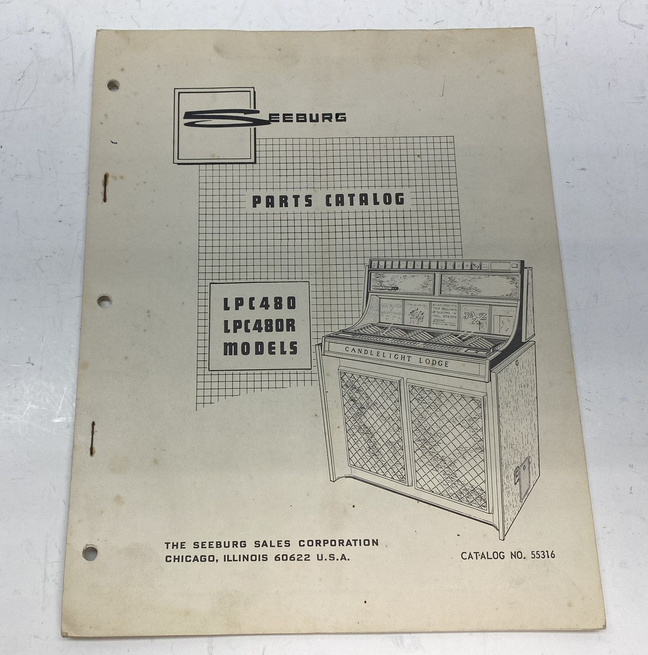 Seeburg LPC480 LPC480R Models Parts Catalog