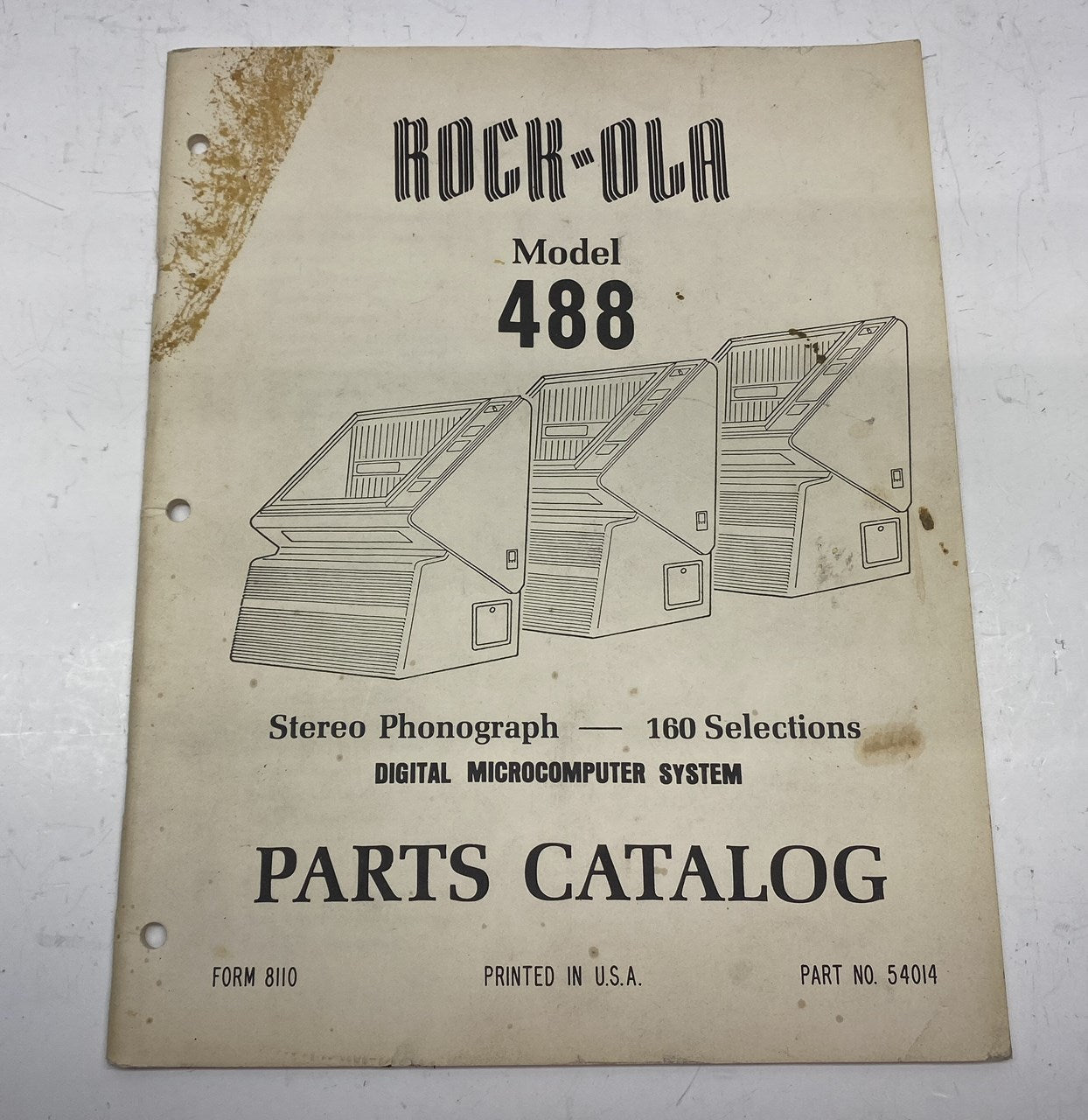 Rock-Ola 488 Parts Catalog