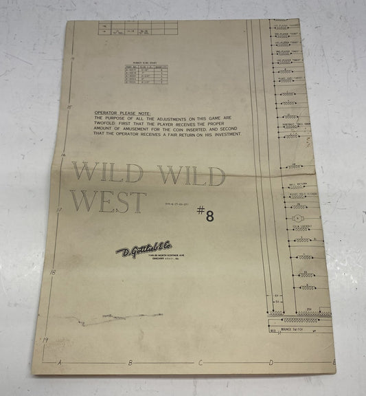 Wild Wild West Schematics