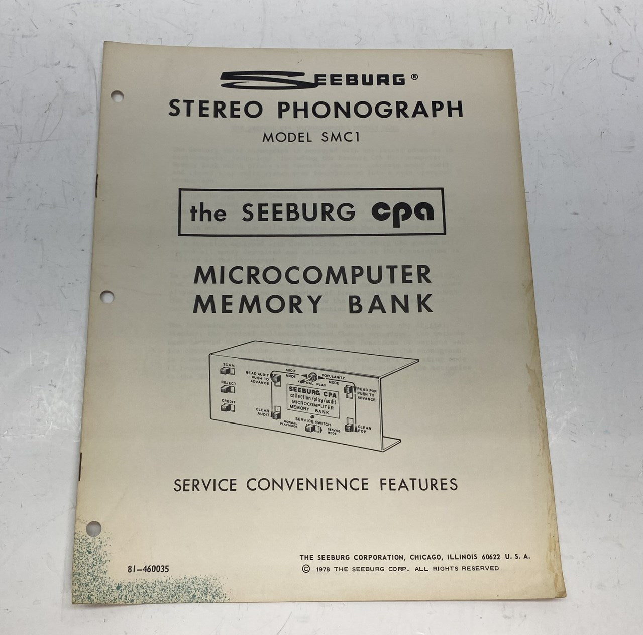 Seeburg SMC1 Microcomputer Memory Bank – QuarterArcade.com