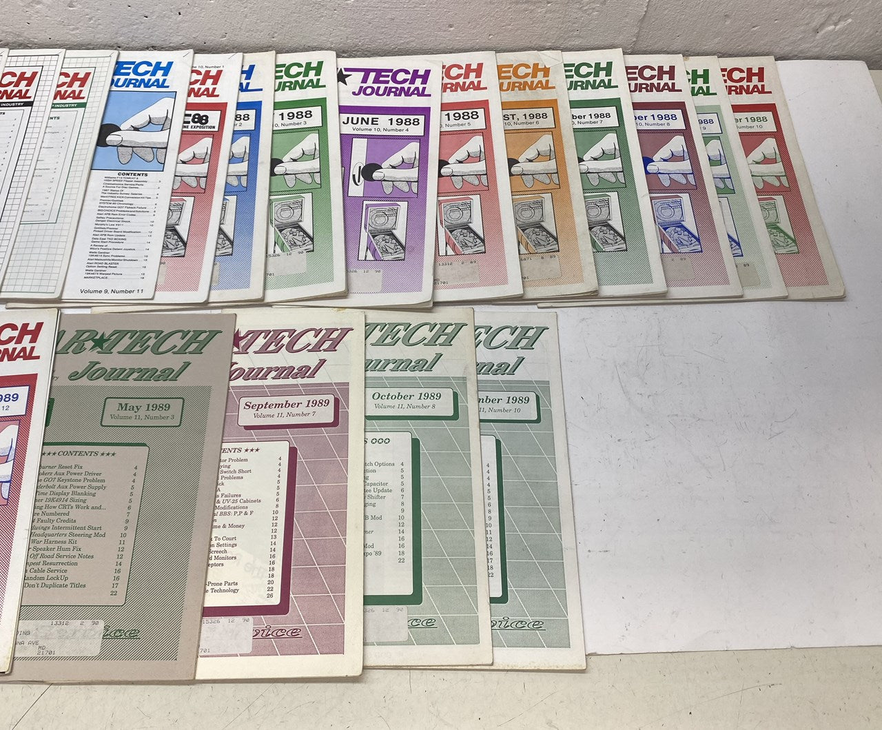 Star Tech Journal, 23 Assorted Issues 1/87 to 12/89