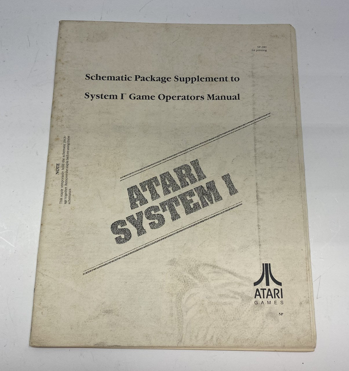 Atari System 1 Schematics